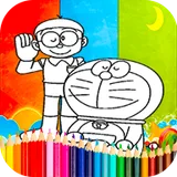 Coloring doraemon Games icon