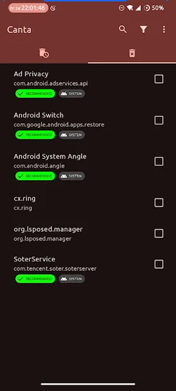 Canta Debloater screenshot 5