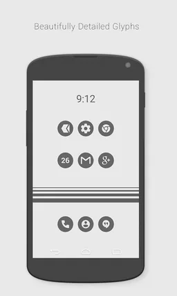 Flatcons Black screenshot 2