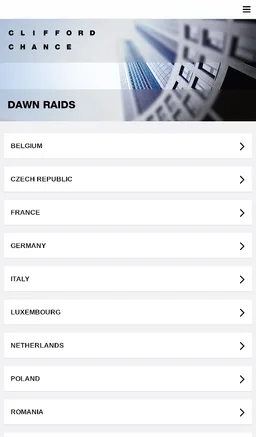 Clifford Chance - Dawn Raids screenshot 4