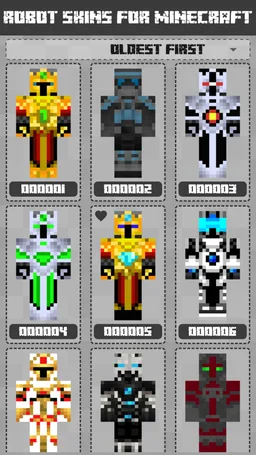 Robot Skins for Minecraft PE screenshot 3