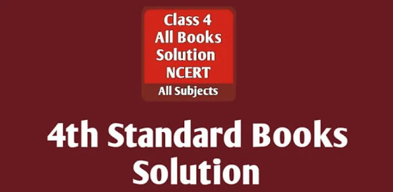 Class 4 Books Solution NCERT-4th Standard Solution cover image