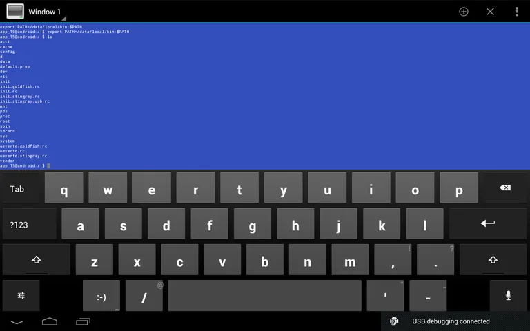 Terminal Emulator for Android screenshot 1