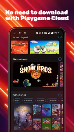 Playgame Cloud screenshot 7