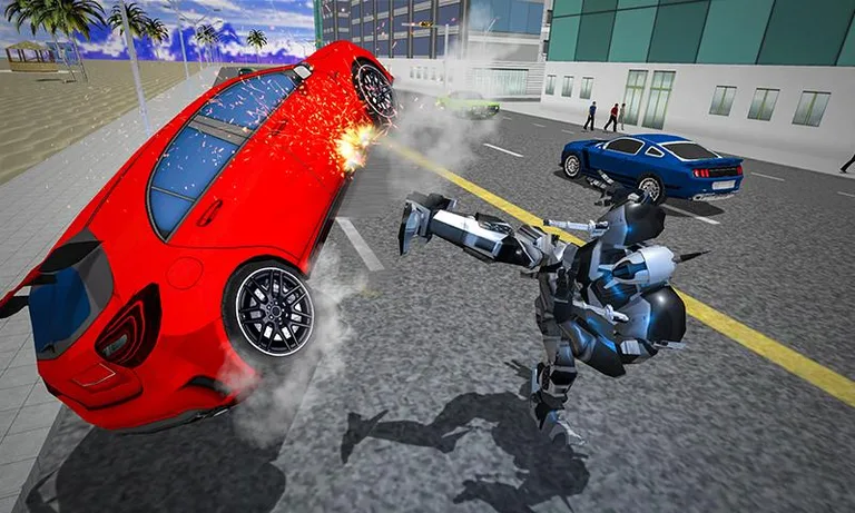 Futuristic Spider Robot Transf screenshot 3