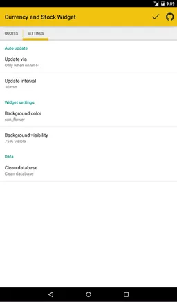 Currency and Stock Widget screenshot 5
