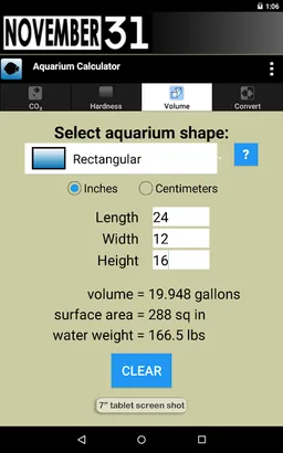 Aquarium Calculator screenshot 9
