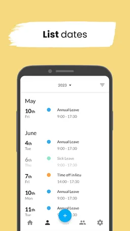 Leave Dates - Staff Planner screenshot 4