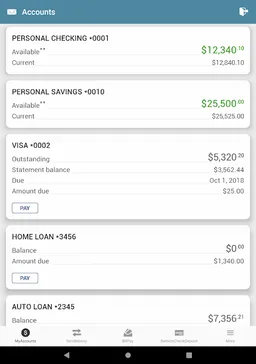 Kirtland CU Mobile Banking screenshot 4