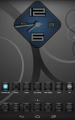 Blue Slate Zooper Widget Pack screenshot 5