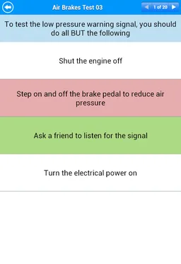 Air Brakes Test Lite screenshot 21