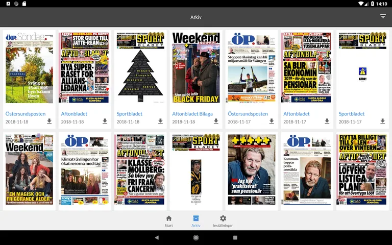 Östersunds-Posten e-tidning screenshot 7