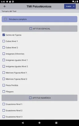 Psicotécnicos Test Me In... screenshot 2