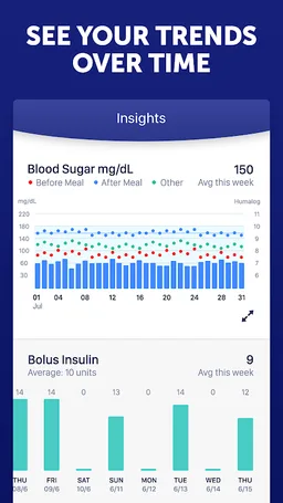 Glucose Buddy Diabetes Tracker screenshot 4