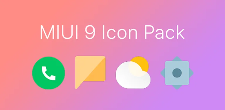 MIUI 9 icon pack - free Icon Pack cover image