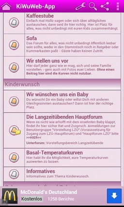 KiWuWeb die Kinderwunsch App screenshot 20
