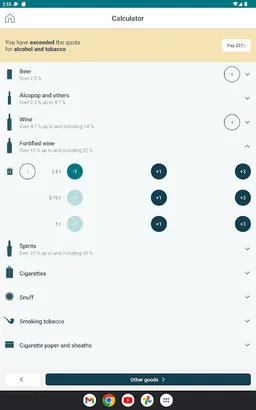Norwegian Customs App screenshot 10
