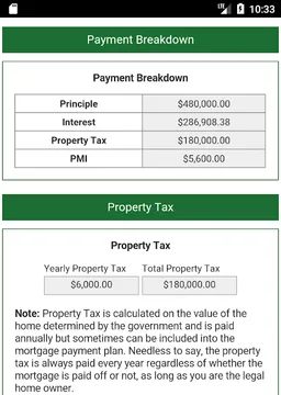 Mortgage Calculator by MES screenshot 2