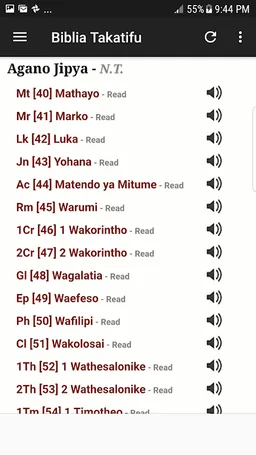 Swahili Bible screenshot 3