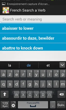 French Find a Verb screenshot 4
