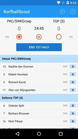 KorfballScout screenshot 5