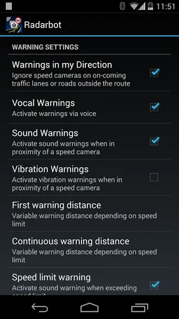 Radarbot Free Speed Cameras UK screenshot 4
