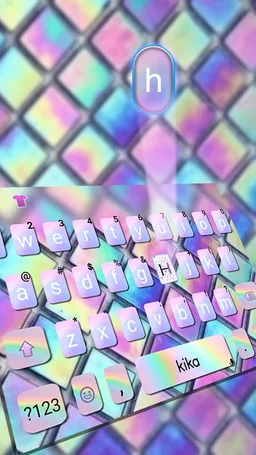 Fashionable Holographic Keyboa screenshot 3