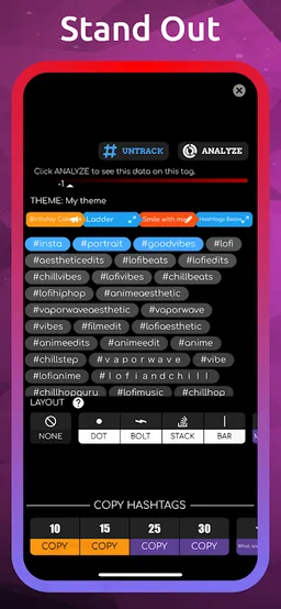 Statstory Live Hashtags & Tags screenshot 7