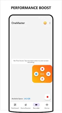 OneMaster - Game booster tools screenshot 1