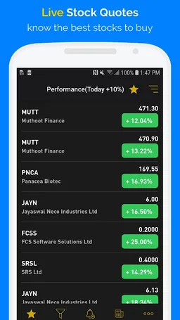 India StockX - BSE/NSE Live Markets: Chart & News screenshot 3