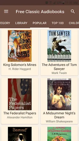 Free Classic Audiobooks - Read and listen screenshot 1