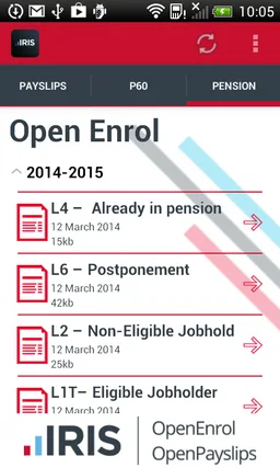 IRIS OpenPayslips screenshot 7