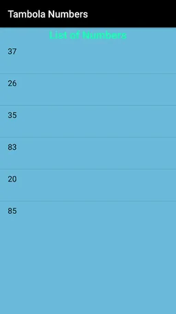 Tambola Number  caller application screenshot 4