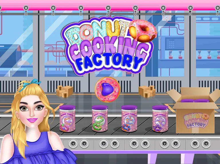 Donuts Cooking Factory: Baking Dessert in Kitchen screenshot 4