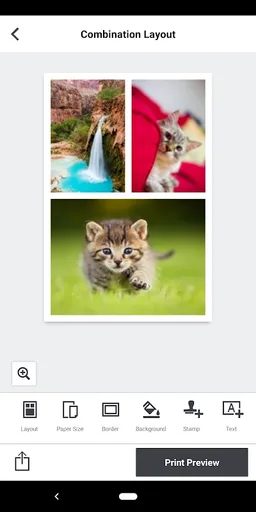 SELPHY Photo Layout screenshot 2