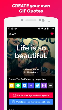 GIF Quotes screenshot 6