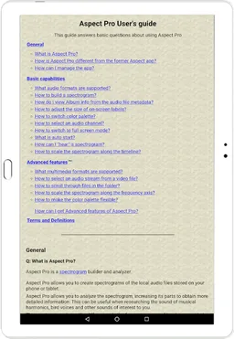 Aspect Pro - Spectrogram Analyzer for Audio Files screenshot 9