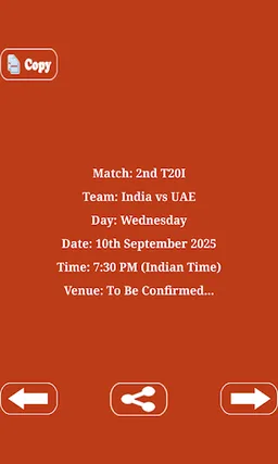 Indian Sports Schedule screenshot 3