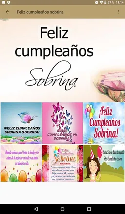 Aniversario sobrina estimada screenshot 10