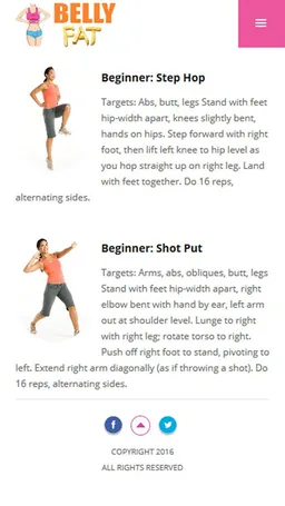 Belly Fat Exercises screenshot 5