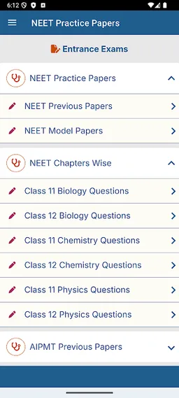 NEET Practice Papers screenshot 2
