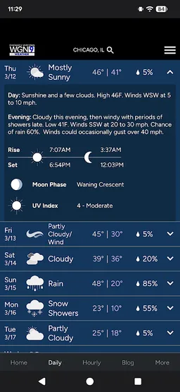 WGN-TV Chicago Weather screenshot 2