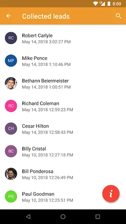 Conference Leads screenshot 5