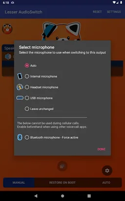 Lesser AudioSwitch screenshot 5
