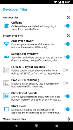 DevTiles: Developer Quick Settings screenshot 4