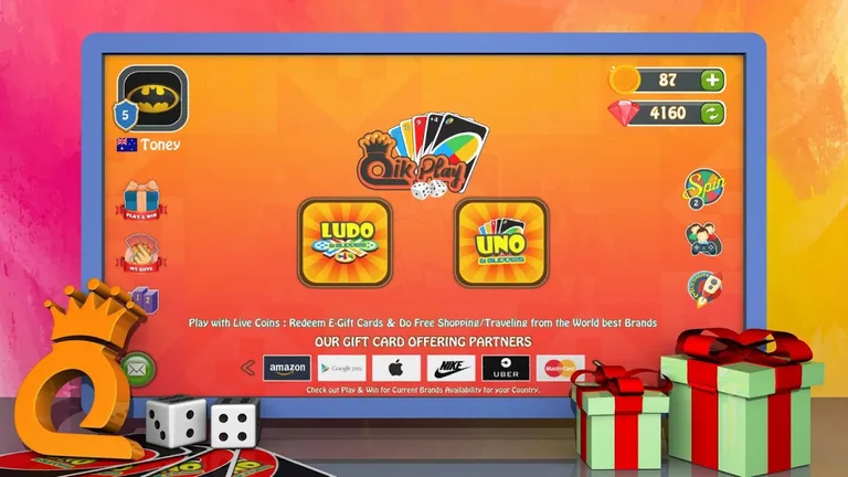 Qikplay - Win Real Gift Cards screenshot 1