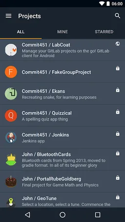 LabCoat for GitLab screenshot 1