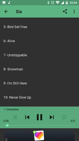 Sia mp3 Offline Best Hits screenshot 5