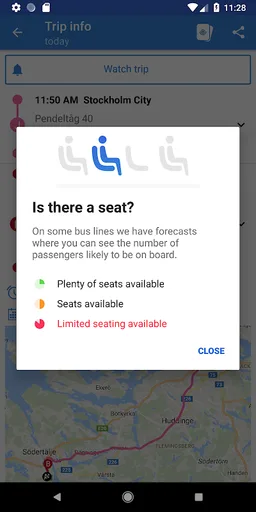 Res i STHLM: SL trip planner screenshot 8