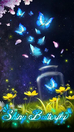 Shiny Butterfly Live Wallpaper screenshot 1